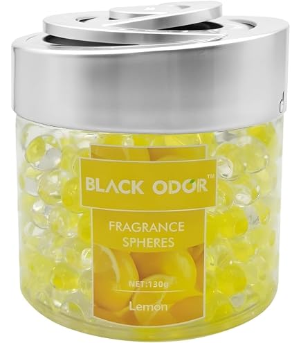 BLACK ODOR SPHERES AIR FRESHENER - LEMON 130 - g