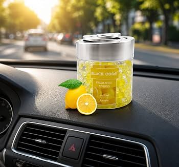 BLACK ODOR SPHERES AIR FRESHENER - LEMON 130 - g