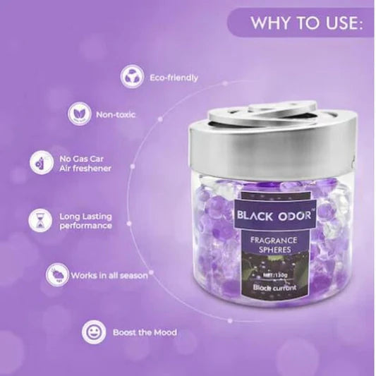 BLACK ODOR FRAGRANCE SPHERES BLACK CURRANT 130 GM BO-10