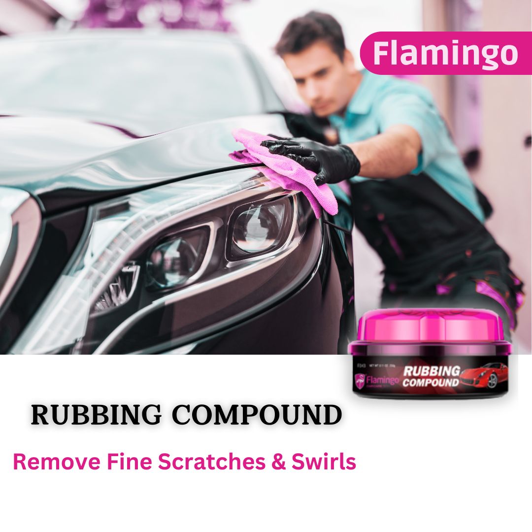 FLAMINGO RUBBING COMPOUND CAR POLISH - 230G