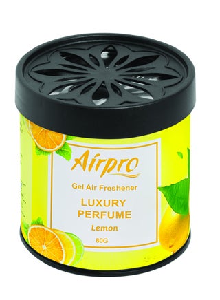 Luxury Tin Can Gel Air Freshener Perfume Lemon