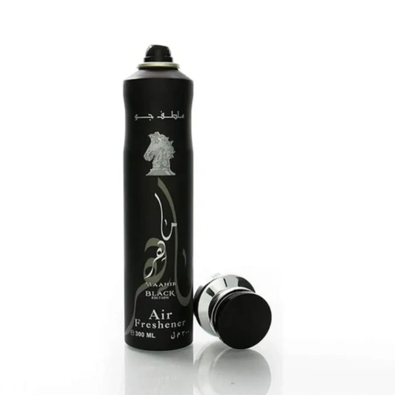 Maahir Black Edition By Lattafa Perfume Air Freshener 300ml