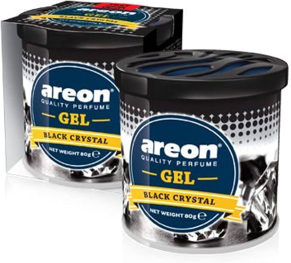 Air Gel Black Crystal Car Freshener Long Lasting Fragrance
