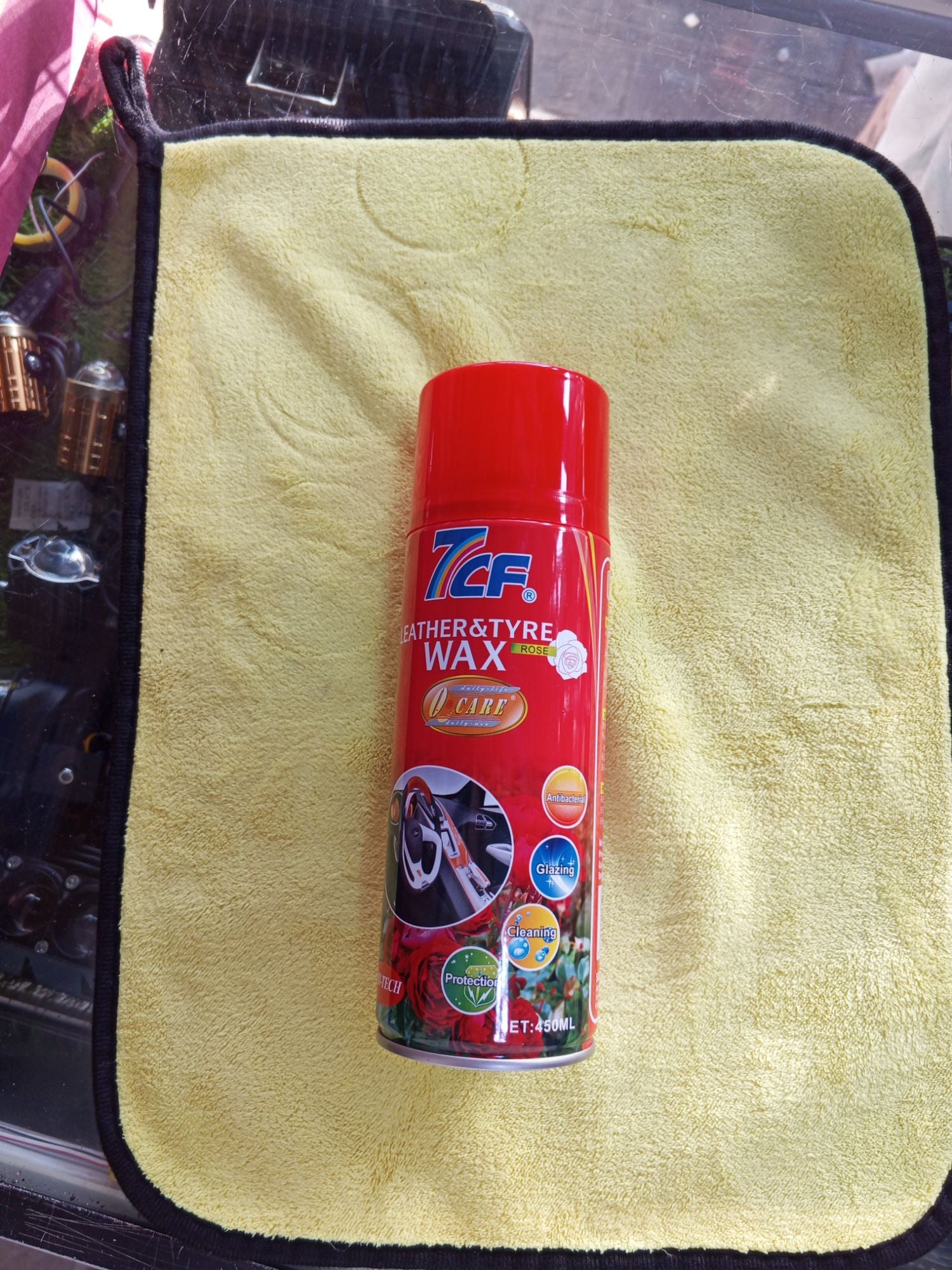 7cf Dashboard Lather and Tire wax 450ml