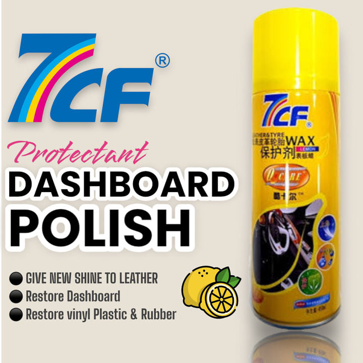 7cf Dashboard High Gloss Leather & Tyre Wax 450ml