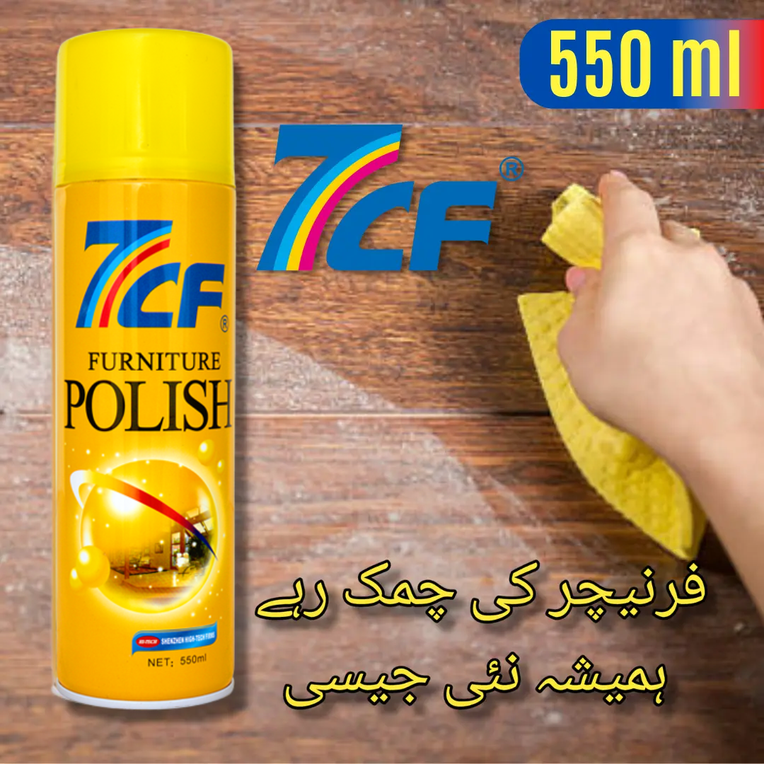 7cf Furniture Spray Shine Polish - 550ml