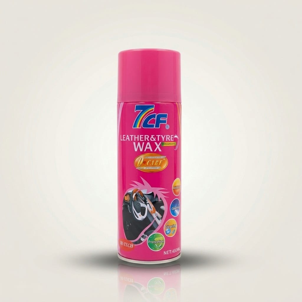 7cf Dashboard Leather and Tire Wax 450ml